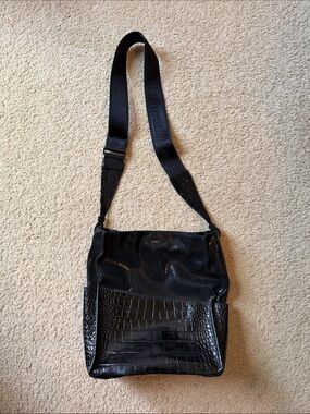 Hammit Croc Embossed Hobo Tote